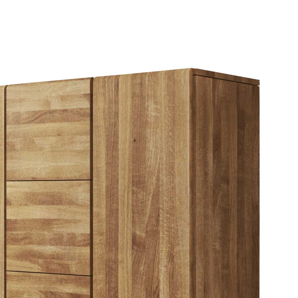 Wildeiche Sideboard Vaskov massiv geölt