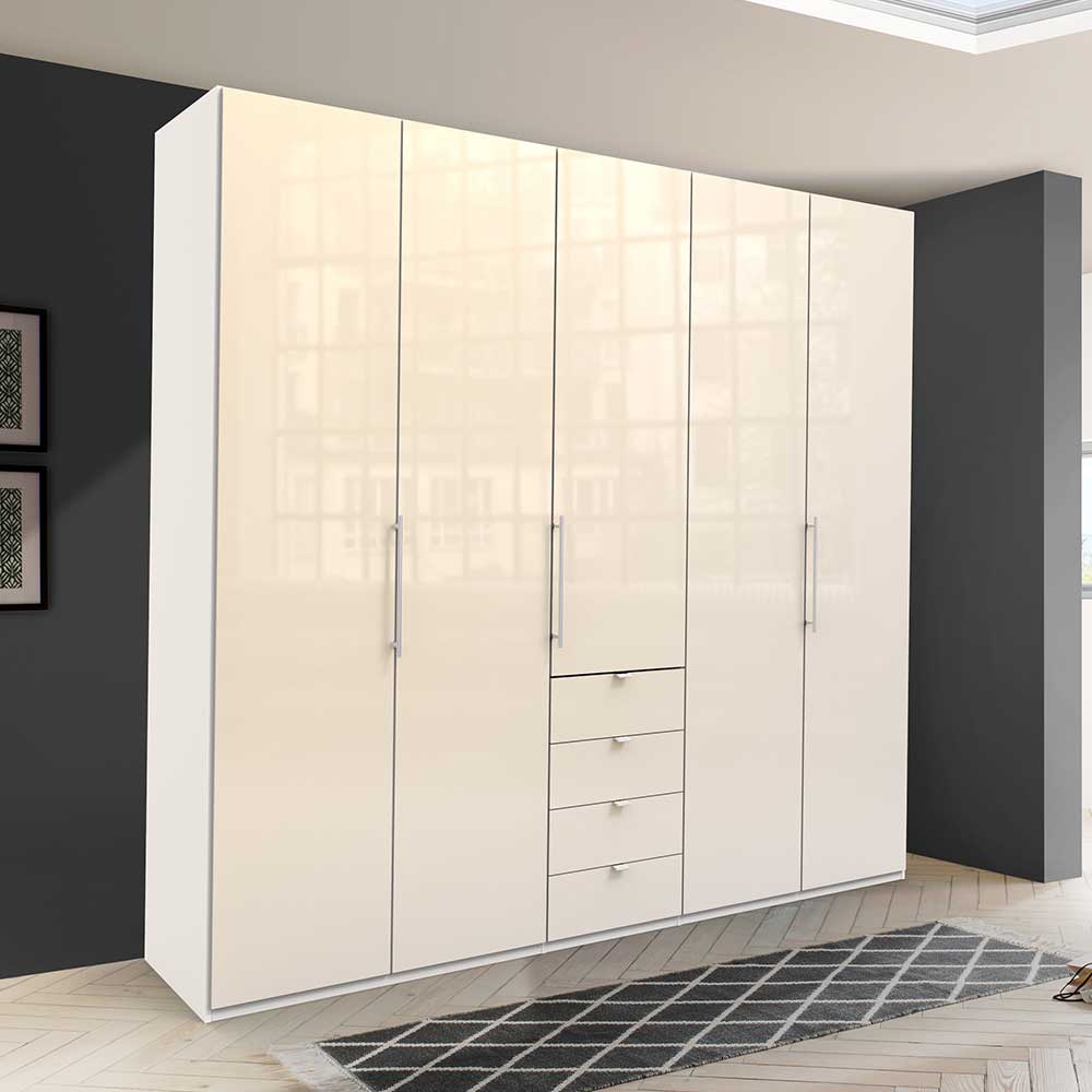Kleiderschrank für modernes Schlafzimmer in Creme - Zidarie