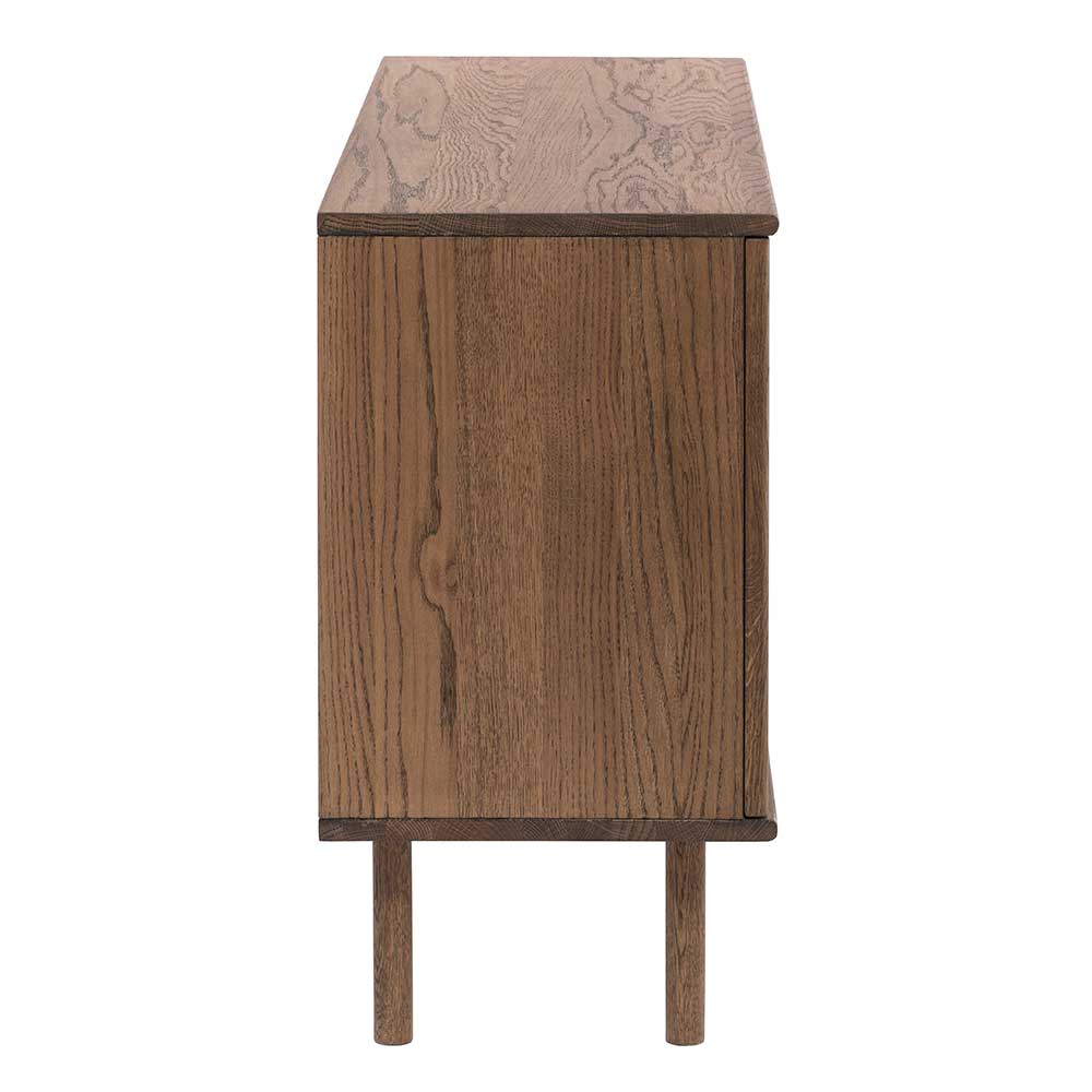 120x75x40 2-türige Kommode in Braun geölt - Maggiore