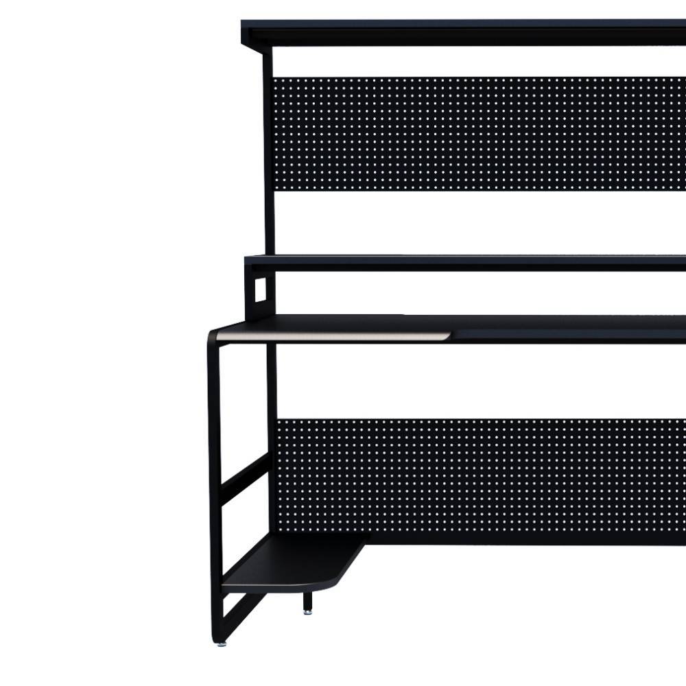 Design-Gamingtisch in Schwarz - Peace