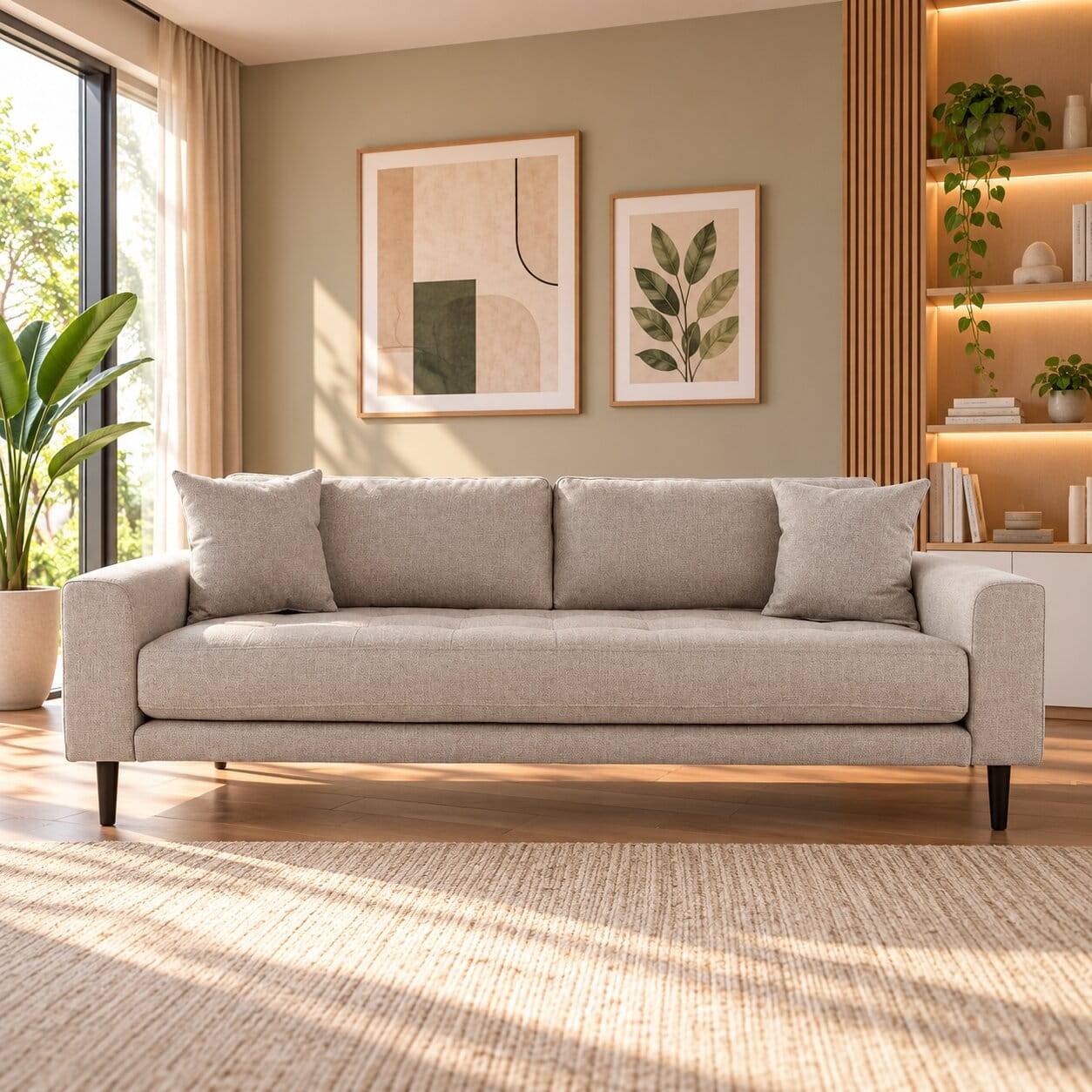 Couch als 2,5-Sitzer oder 3-Sitzer - Cadoc