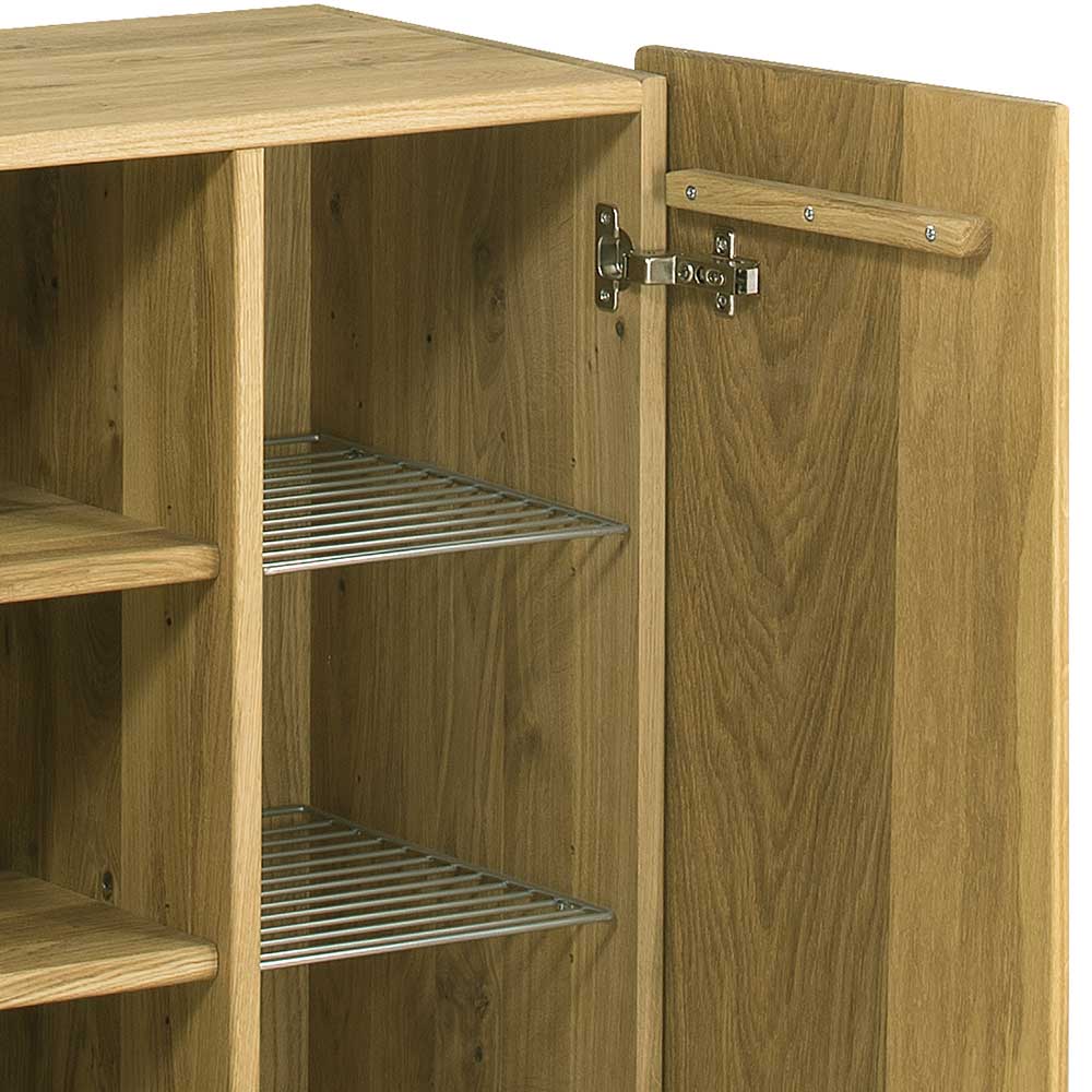 Massivholz Flurmöbel Set aus Eiche - Avidora (vierteilig)