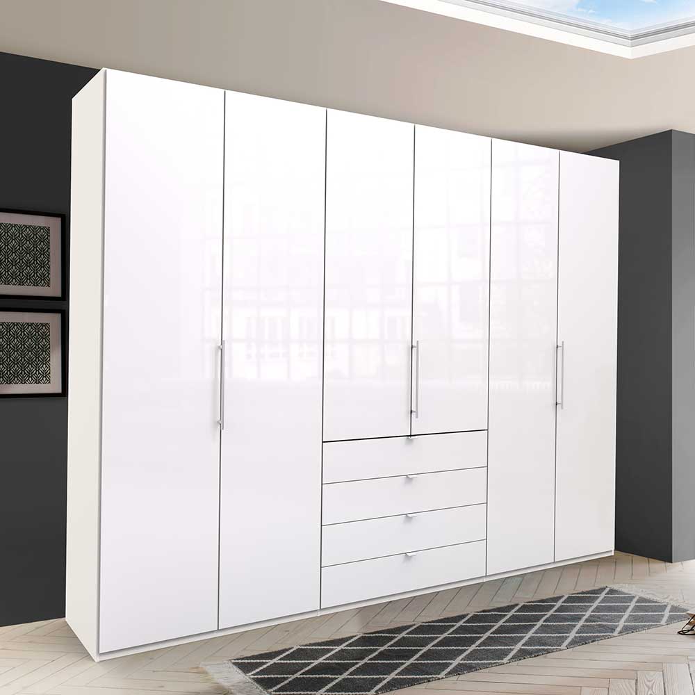 Schlafzimmer Kleiderschrank mit Falttüren & Schubladen - Dolienca
