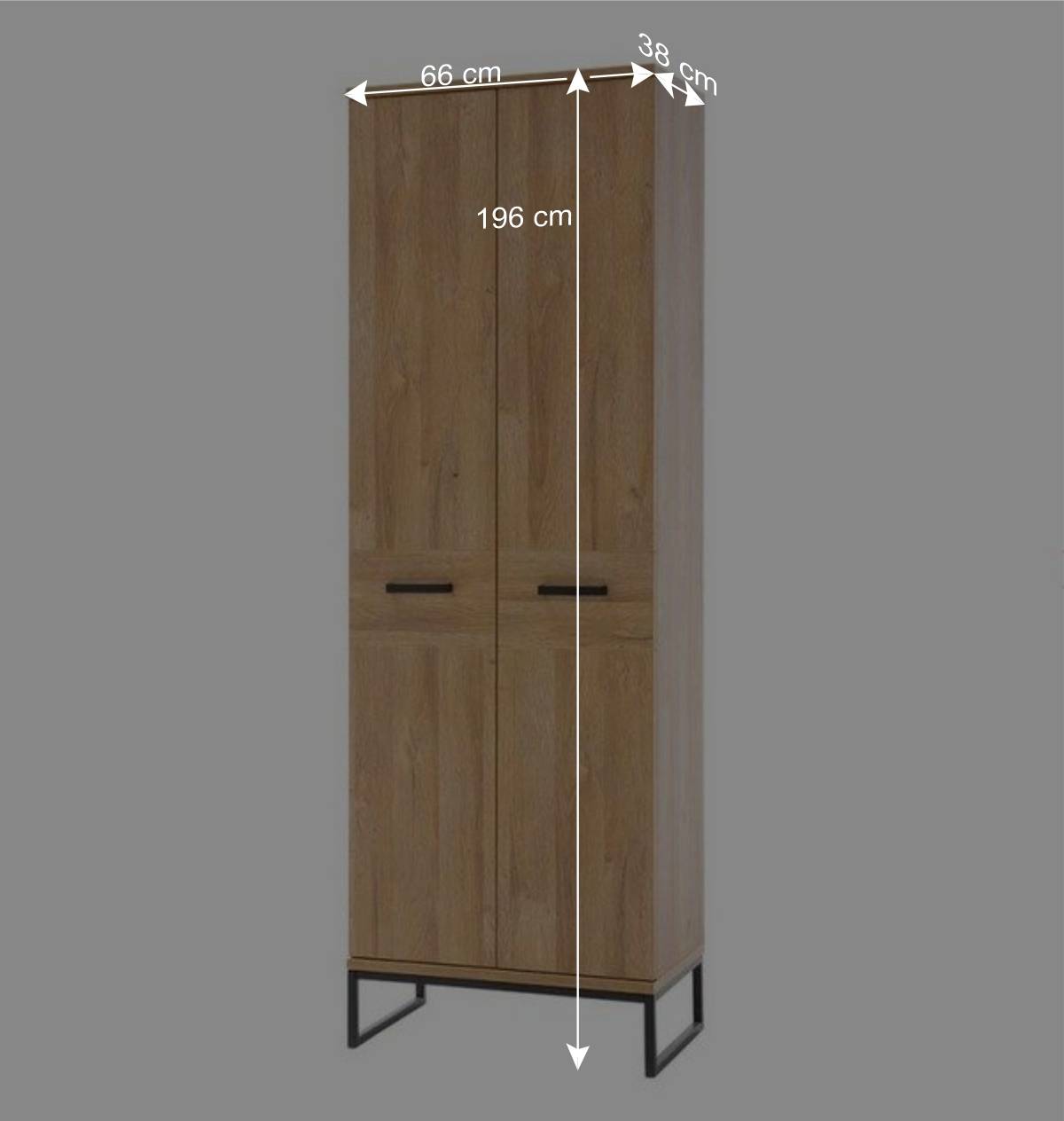 Loft Möbel für Flur im Set - Truvisas (fünfteilig)
