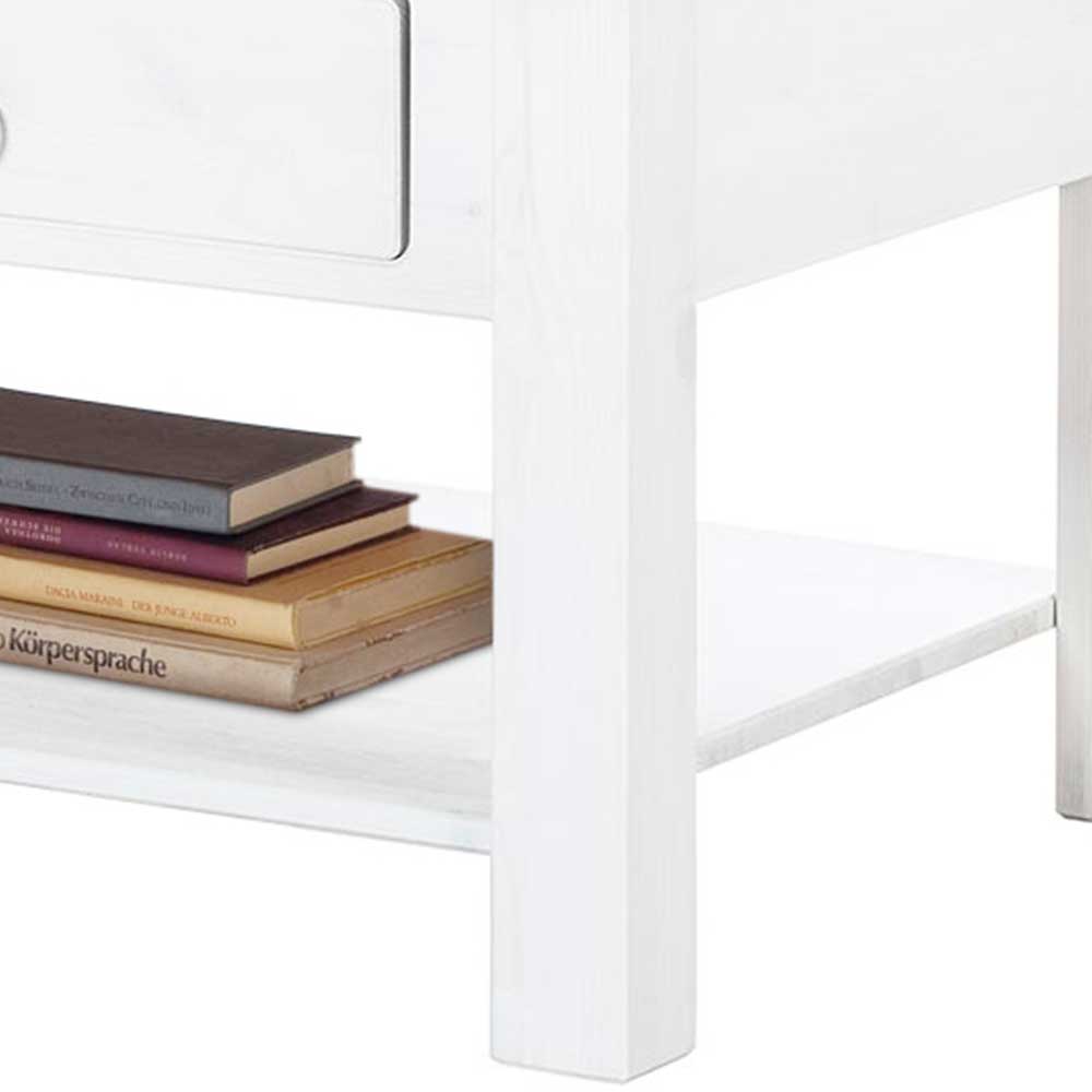 110x45x60 Wohnziimmer Tisch mit zwei Schubladen - Syntia