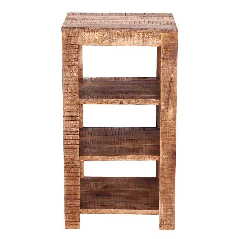 44x80x44 Offenes Regal aus Mangobaum Massivholz - Bensez
