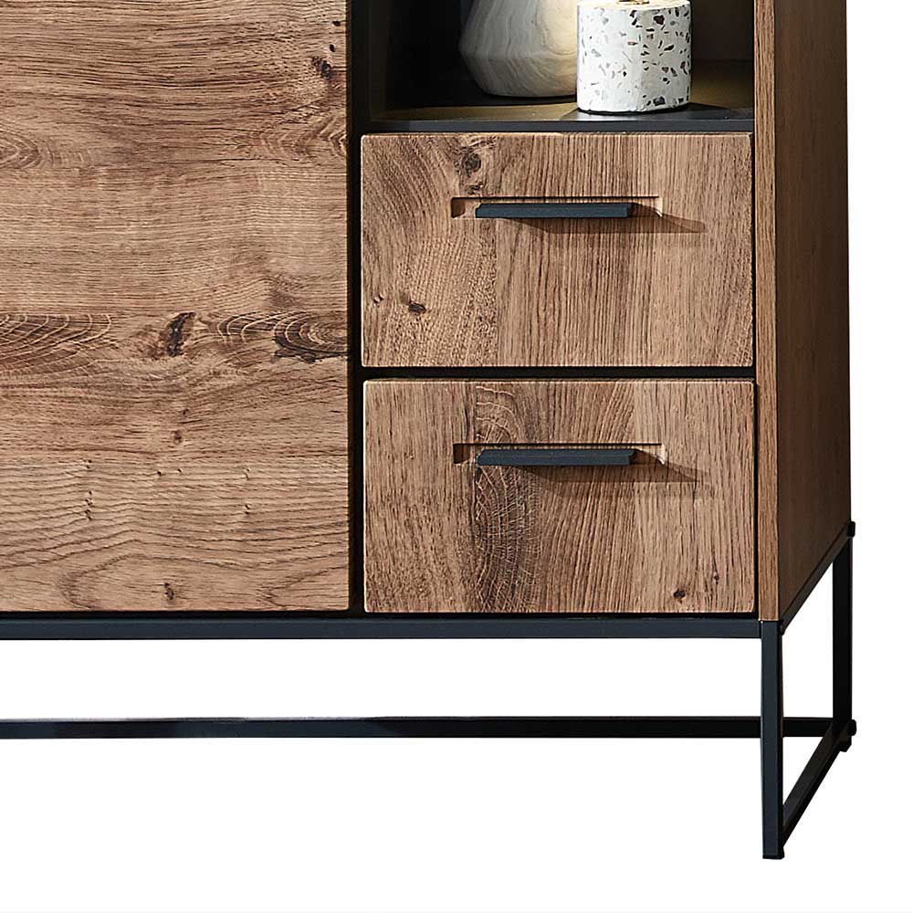 Wohnwand Designmöbel Set - Xindus (vierteilig)