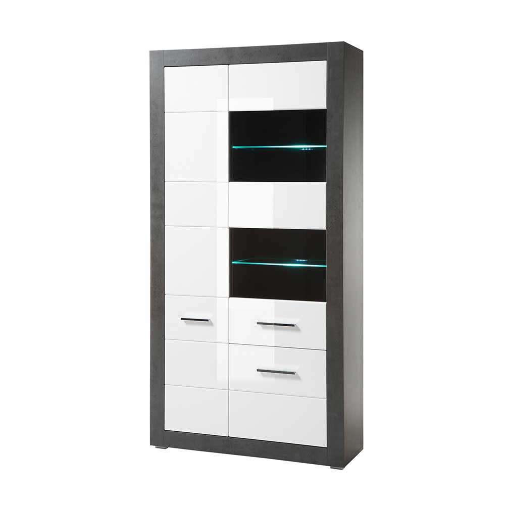 Moderne TV Wohnwand als Set - Istensa (vierteilig)