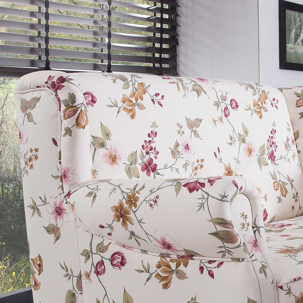 Stoff Sofa Sweet mit Blumenmuster