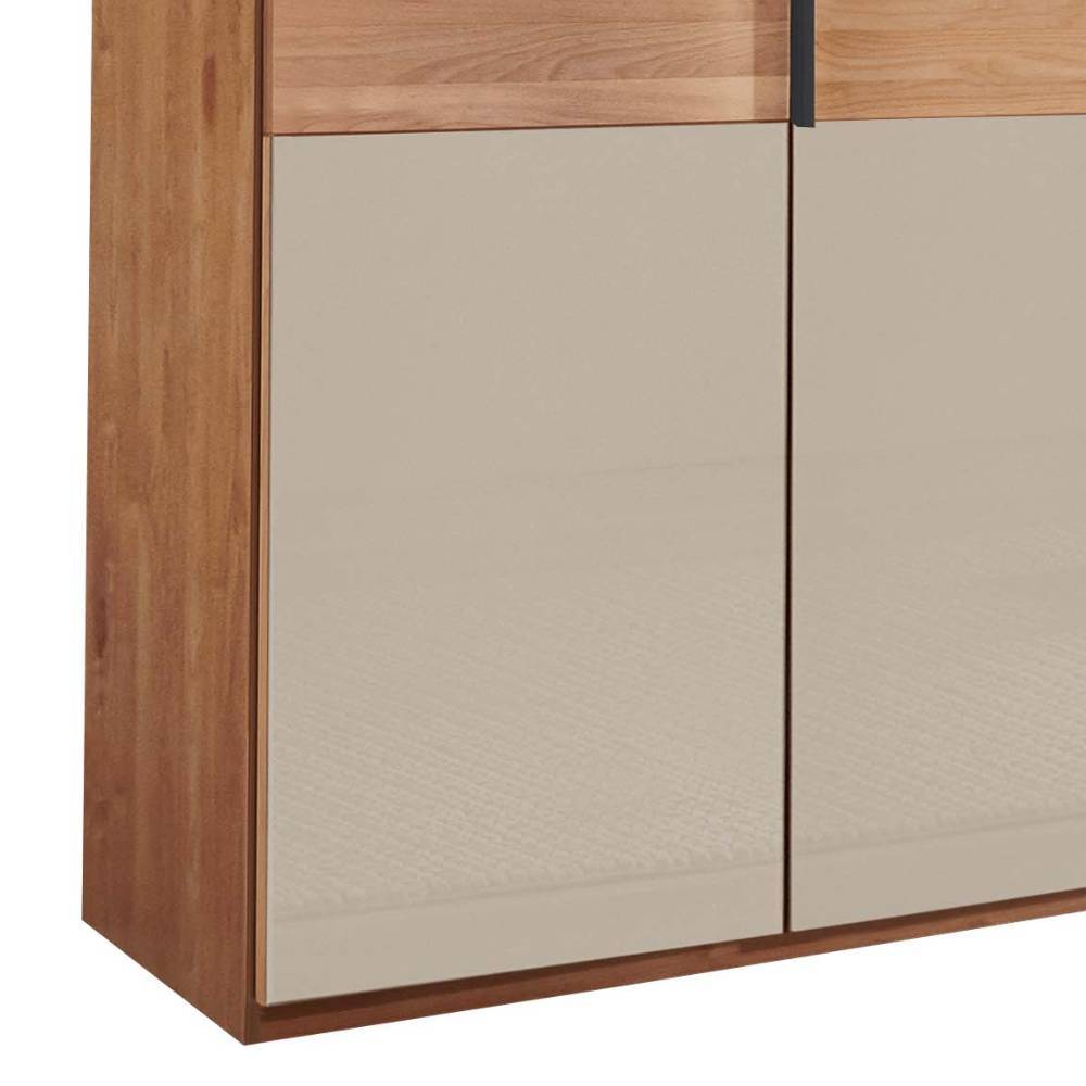 4-türiger Schlafzimmerschrank in Champagner - Angelina