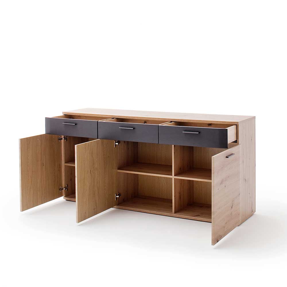 180x85x43 MDF Sideboard mit Sockelgestell - Vecenda