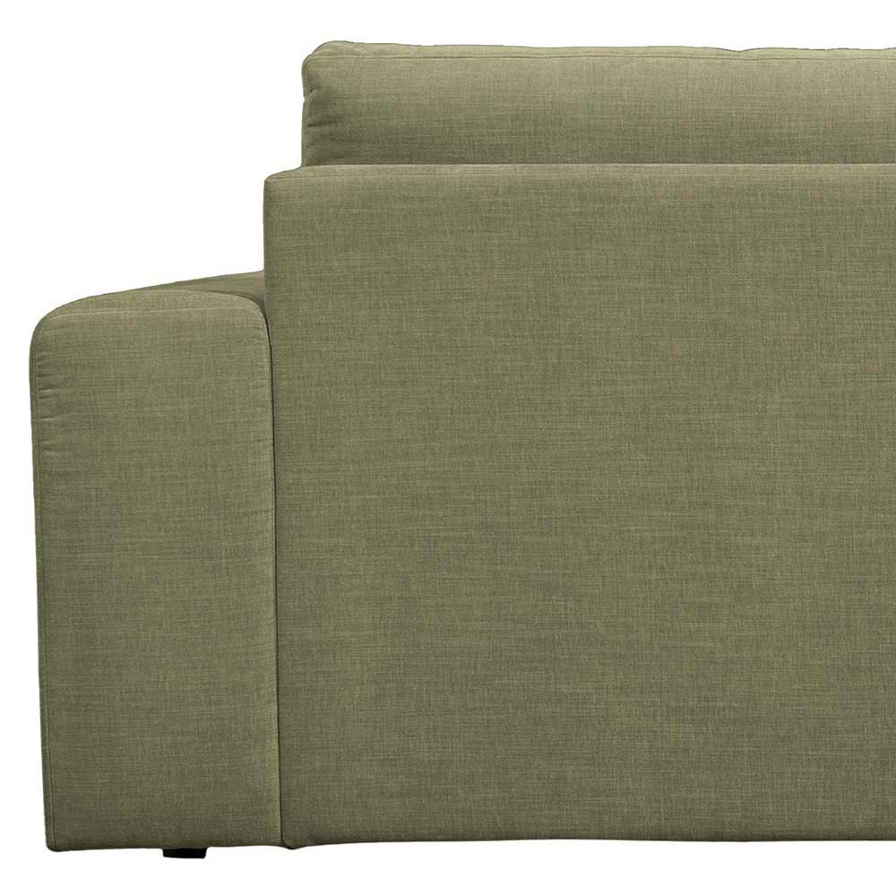 2,5 Sitzer Wohnzimmersofa in Graugrün - Perconia