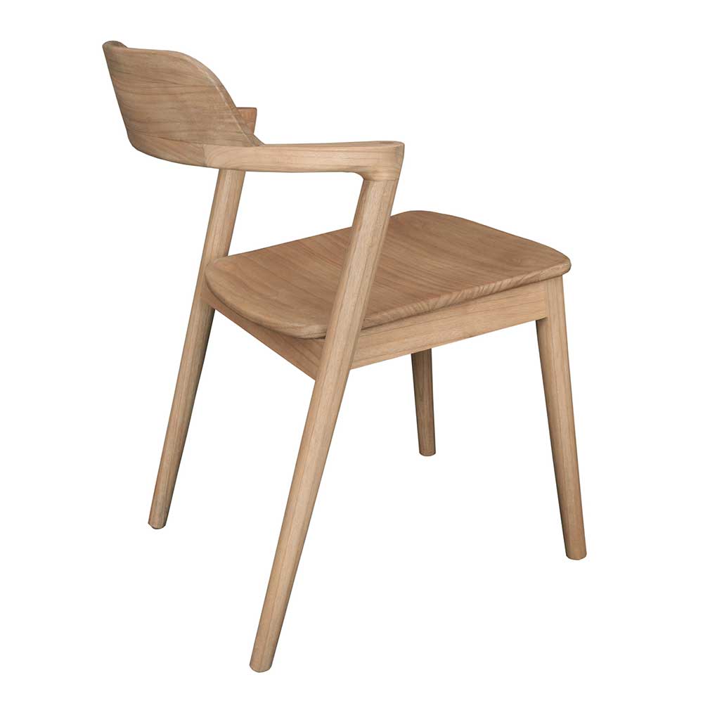 Design Stuhl aus Sungkai Holz - Bottaro