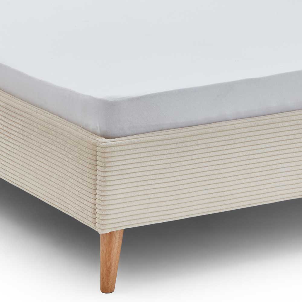 Cord Polsterbett in Beige - Faunatia
