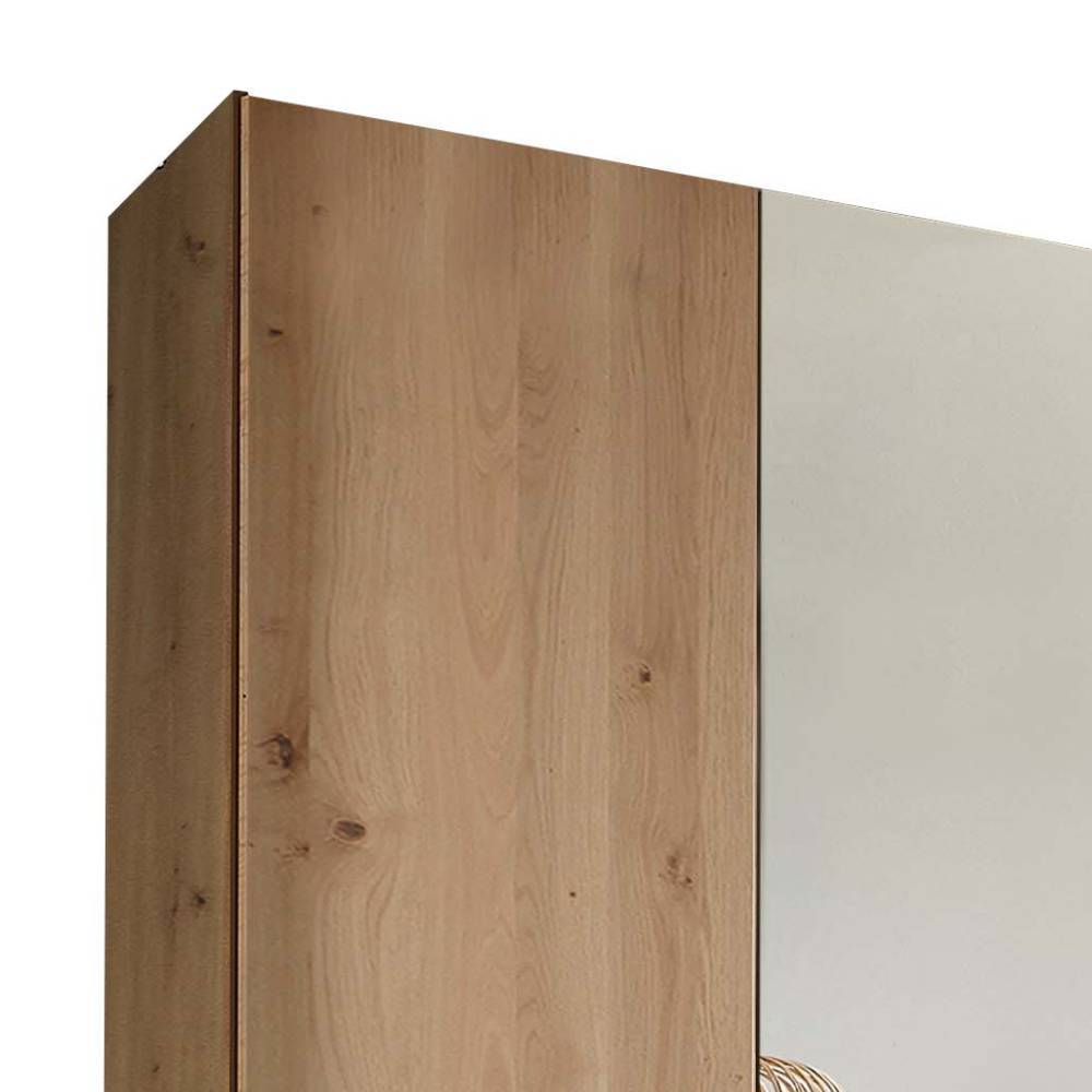 3-türiger Schlafzimmerschrank mit Spiegel - Yanicas