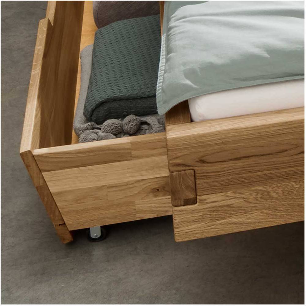 Doppelbett mit Nachtkonsolen Set - Aryvano (dreiteilig)