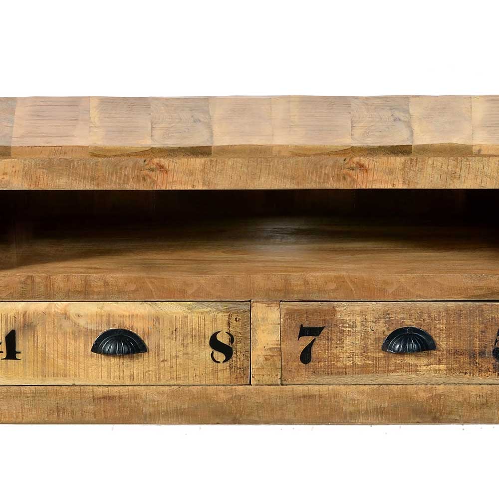 Industrial Design Lowboard für TV 200 cm breit - Indri