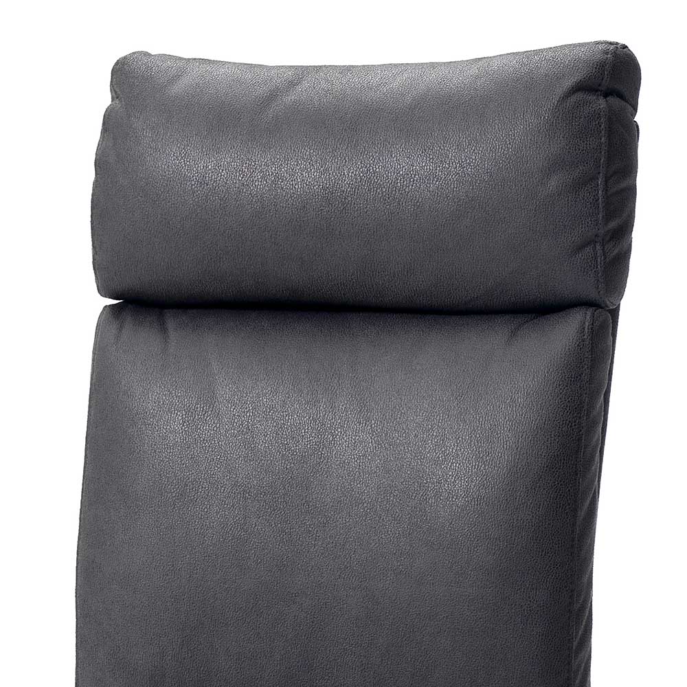 Freischwinger Rafino in Grau Webstoff (2er Set)