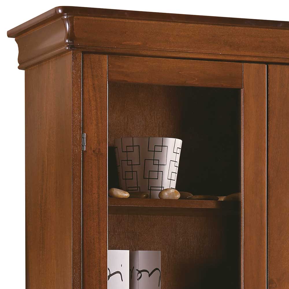 94x179x38 Vitrinenschrank im klassischen Stil - Lemerzi