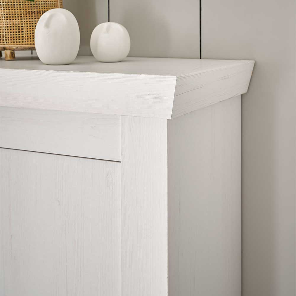 Highboard in weißer Holzoptik Pinie - Liancos