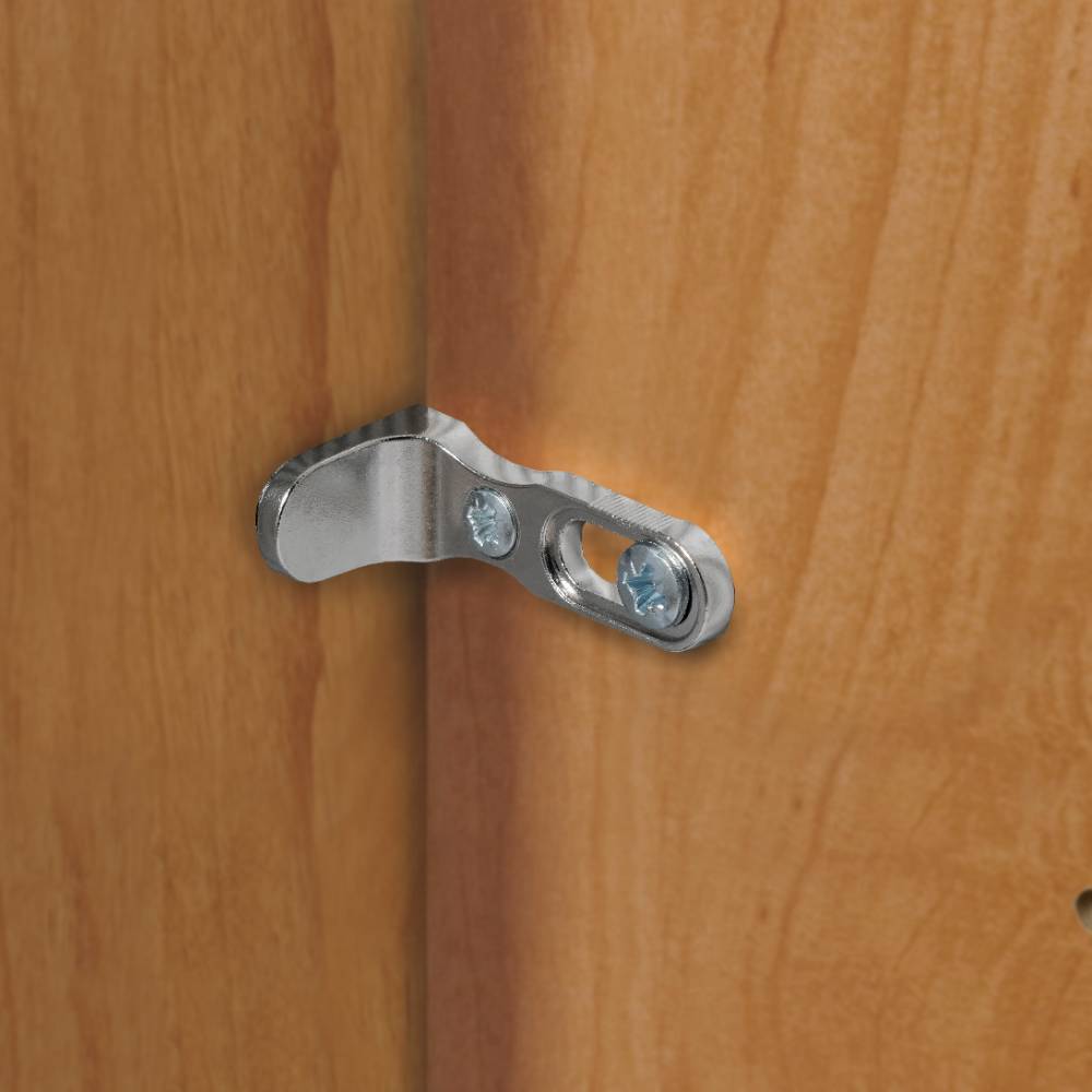 6-türiger Schrank mit Glas Dunkelbraun - Hung