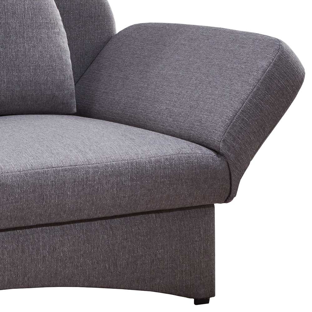 Design Bettcouch in Grau - Maelas