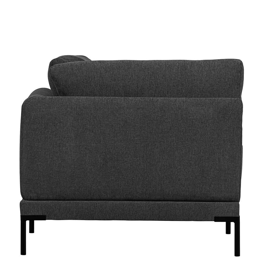 Dunkelgraues Eckelement Modulsofa - Marietta