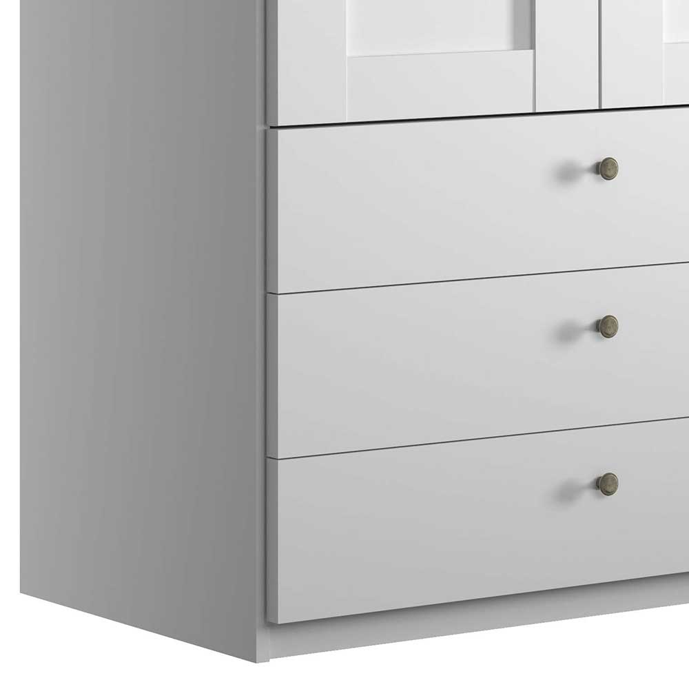 100cm Kleiderschrank mit 2 Türen & 3 Schubladen - Flinn