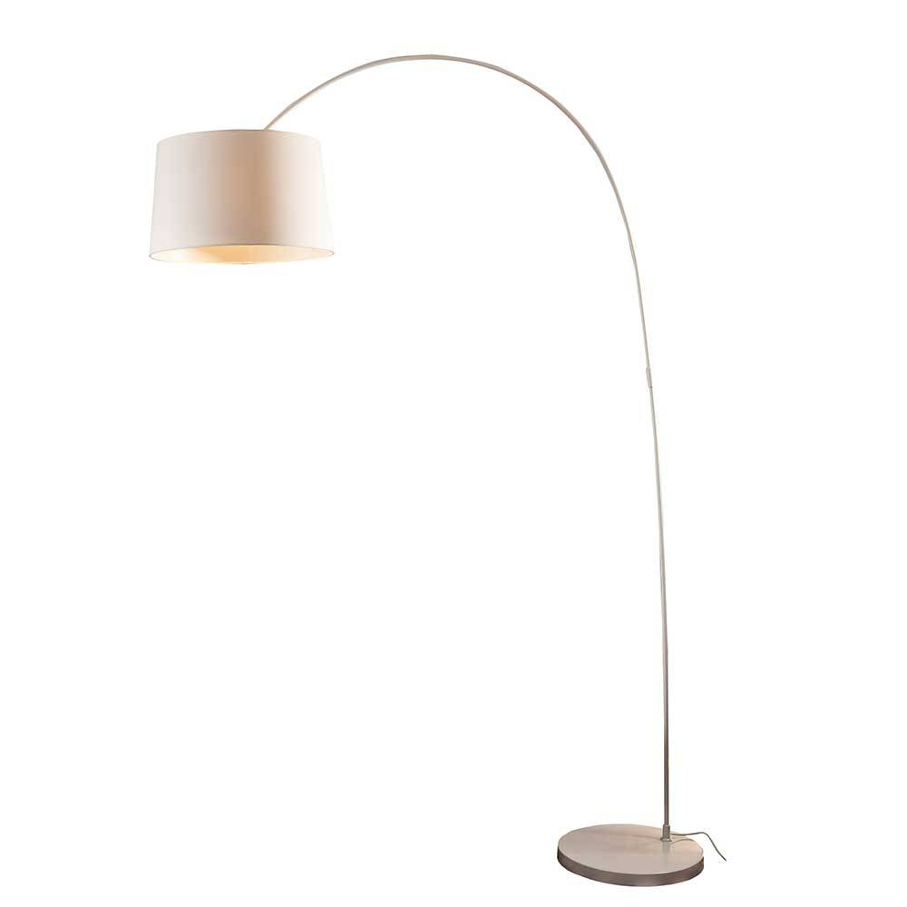 40x205x135 Bogen Stehlampe mit Stoffschirm - Zyanavo