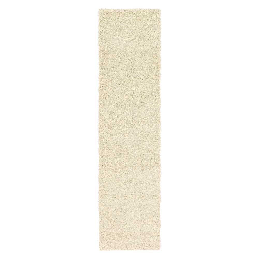 Teppich in Cremeweiß Hochflor - Ranica