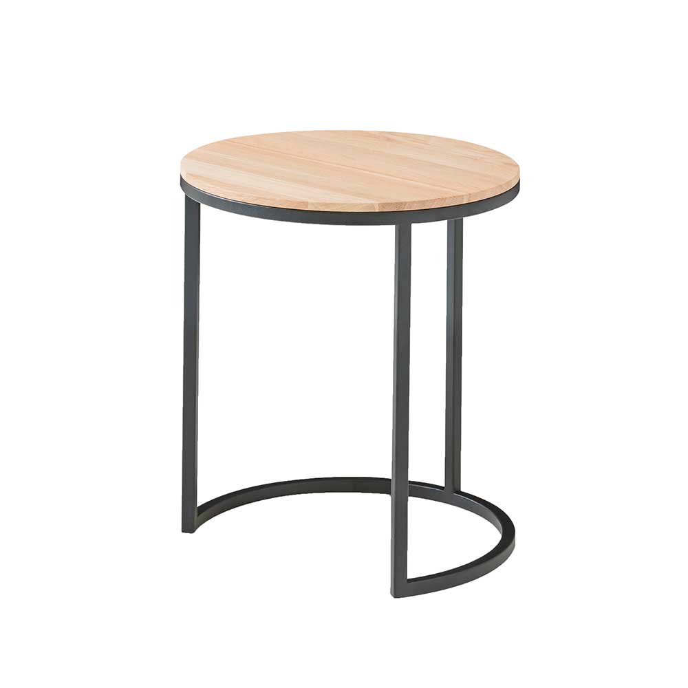 Holz Beistelltisch in Eiche Bianco - Possible