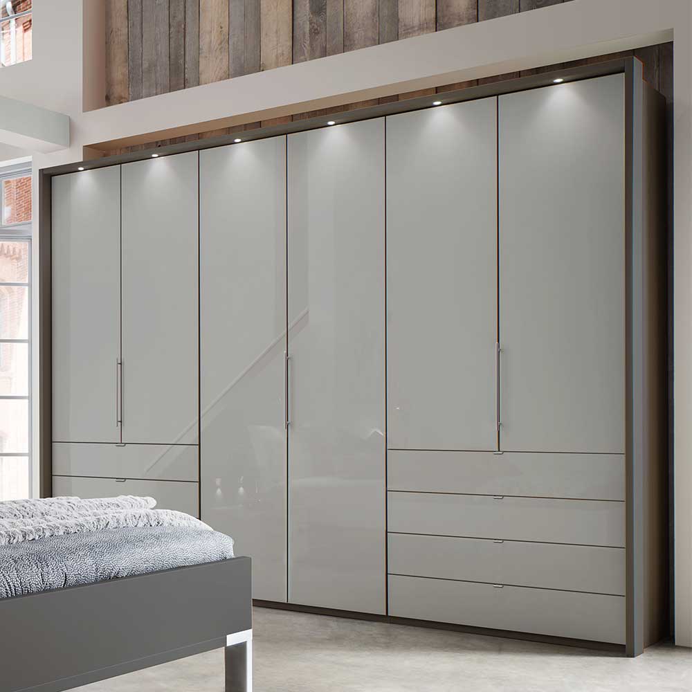 307x240x58 Kleiderschrank mit 8 Schubladen - Ocavado