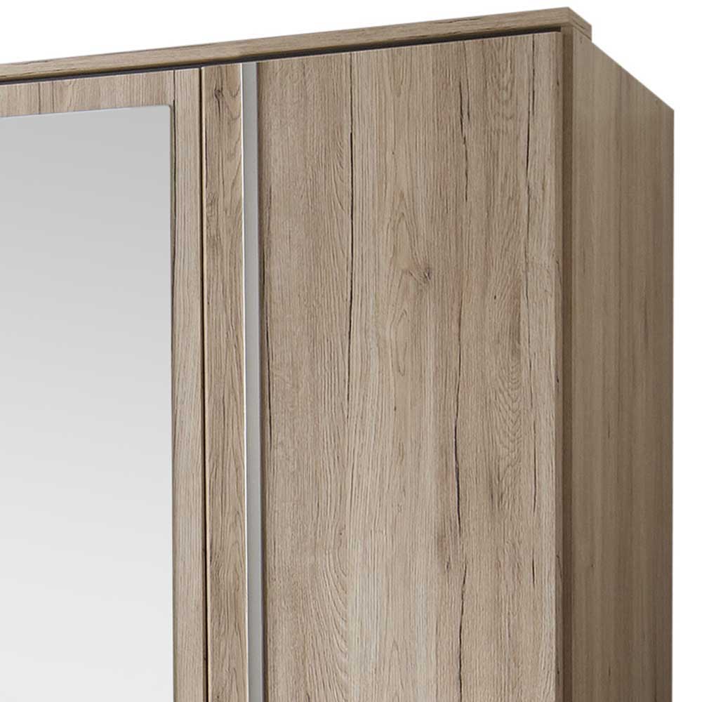 Kleiderschrank mit zwei Schubladen & vier Türen - Lagunara