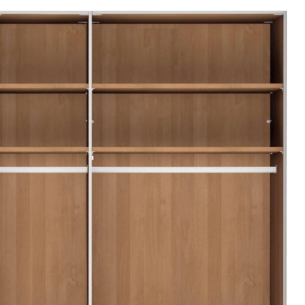 7-türiger Kleiderschrank mit Glasfront - Vutonia