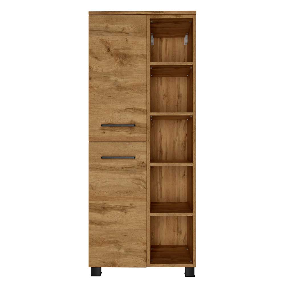 55x135x35 Badezimmer Midischrank in Wildeiche NB - Arazony