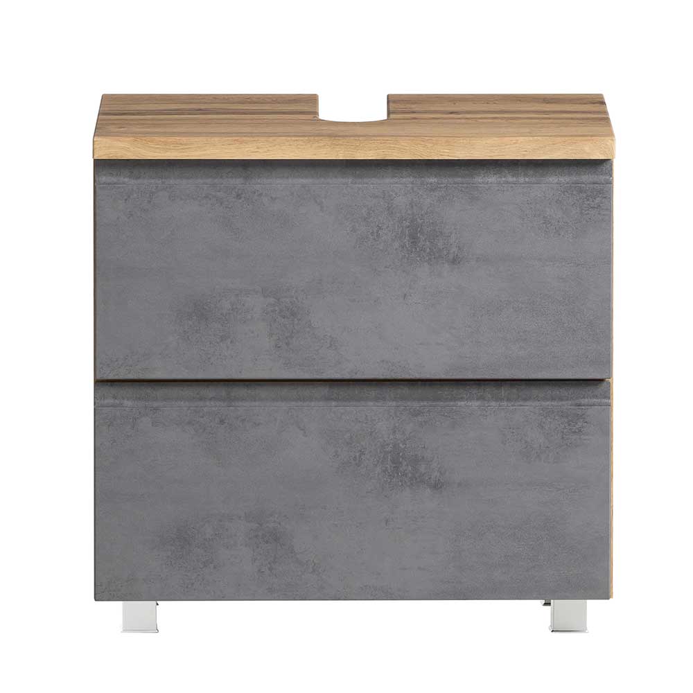 Waschtisch mit Spiegelschrank als Set - Mia (zweiteilig)