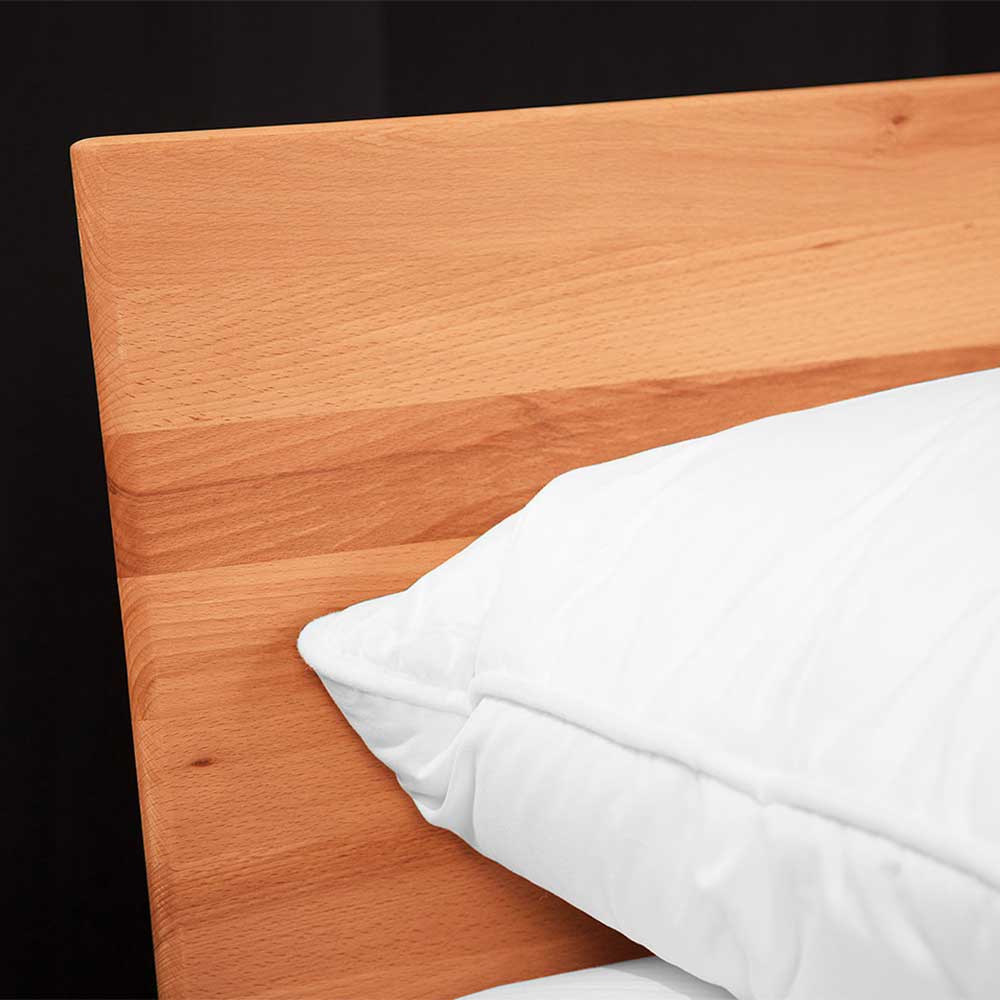 Schlichtes Holz Bett in Überlänge 220cm - Junola
