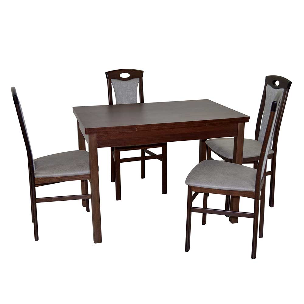 Esszimmer Tisch mit Stühlen Set - Renato (fünfteilig)