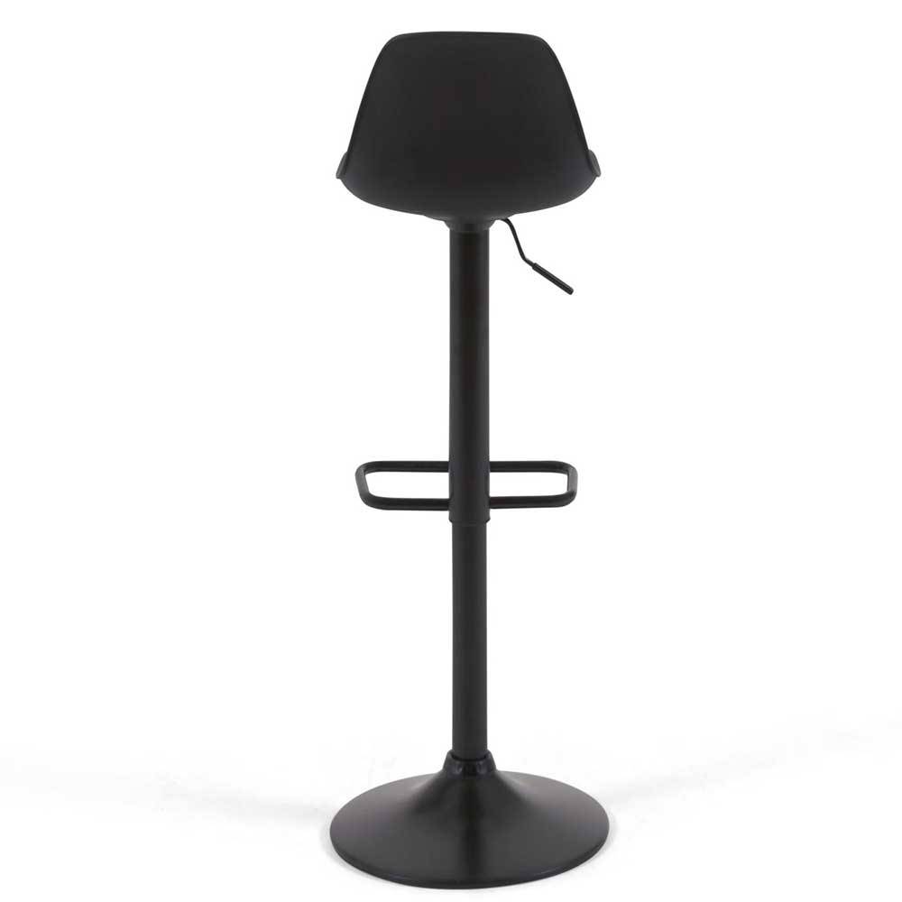 Tresenstuhl mit Schalensitz & Tellerfuß - Durencas (2er Set)