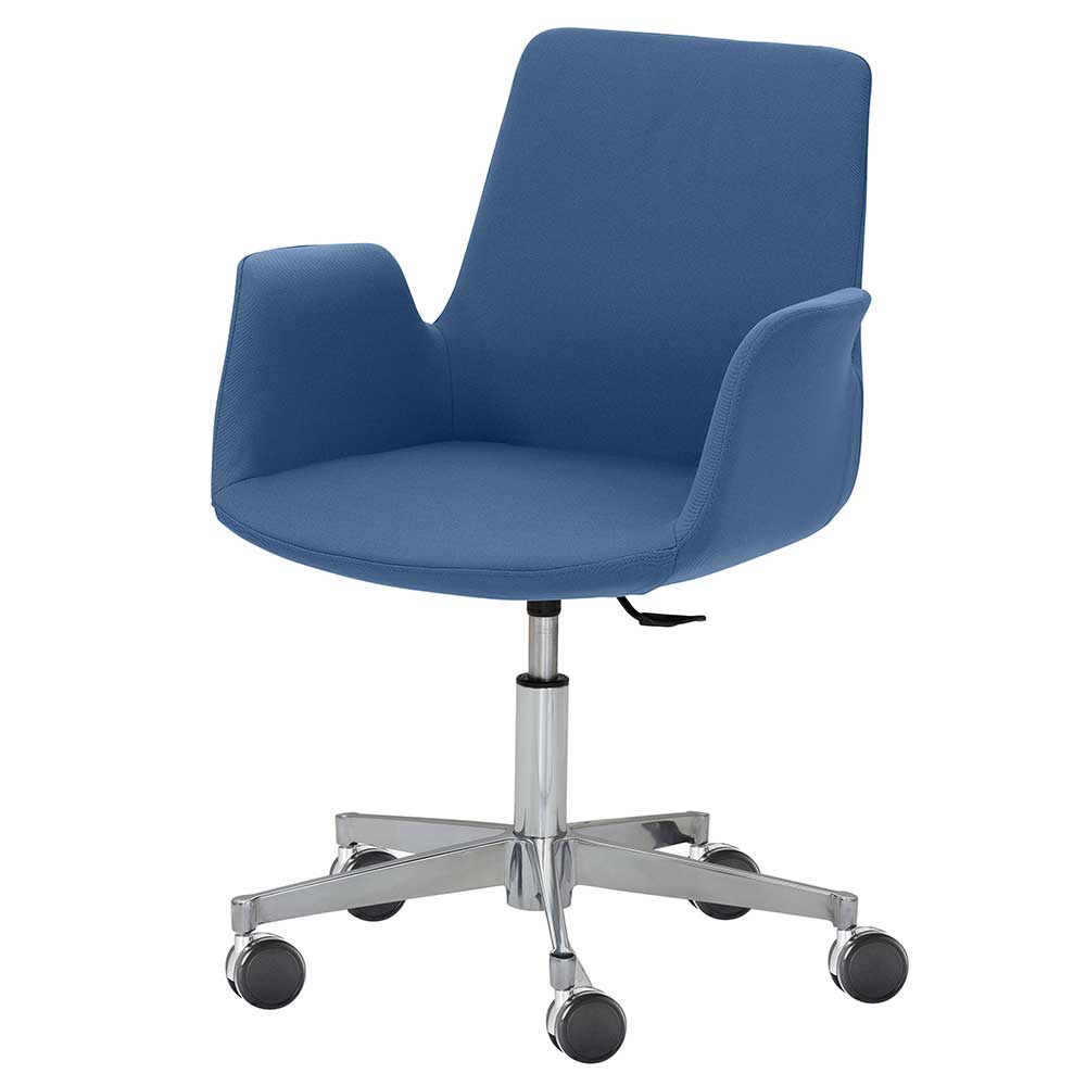 Blauer Bürostuhl mit Armlehnen - Brisbane