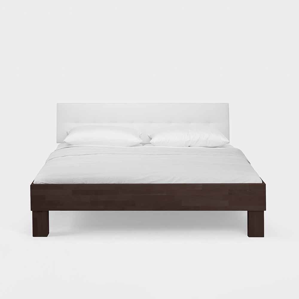 Holzbett Valdis in Buche Wenge massiv