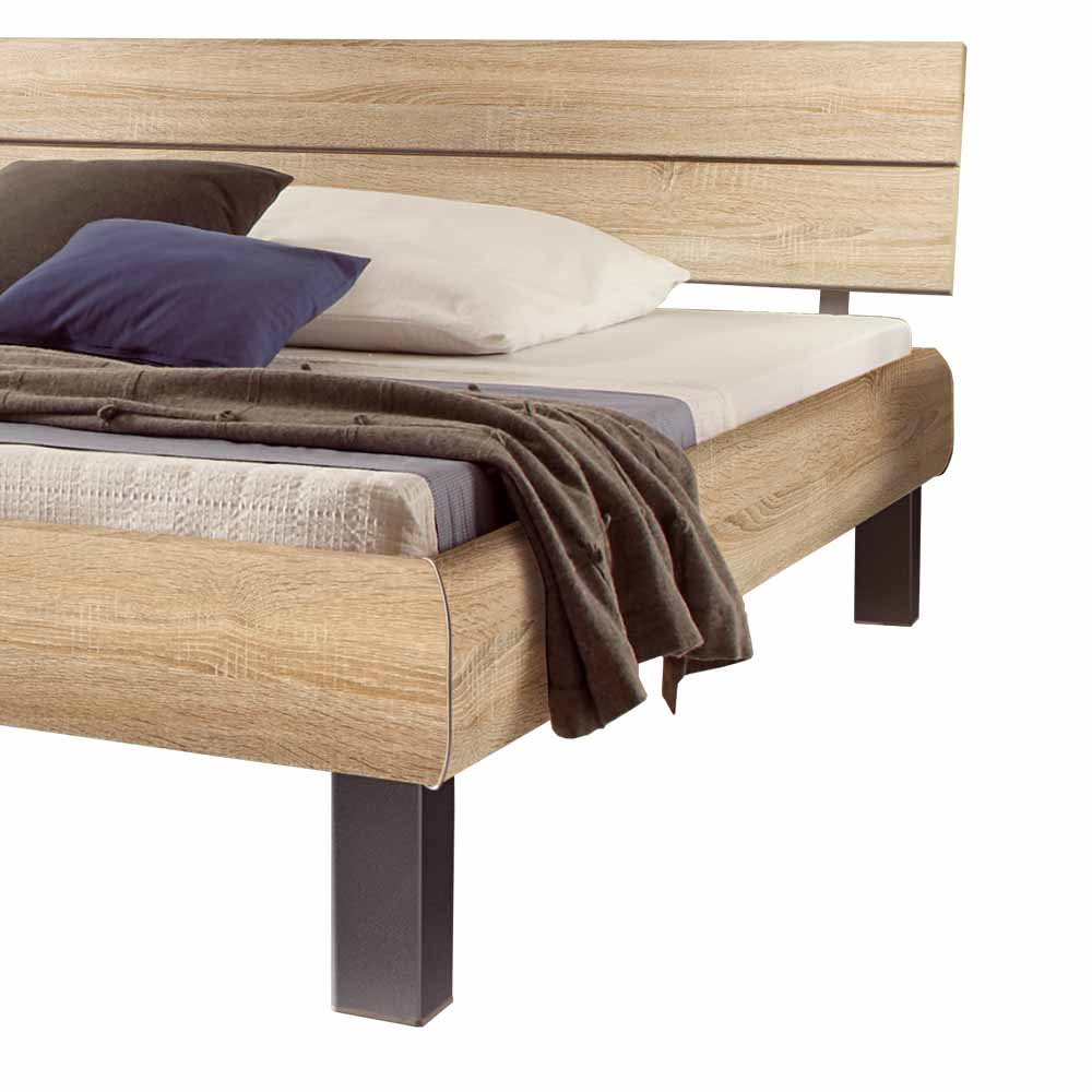 Bett Fulia mit geteiltem Kopfteil