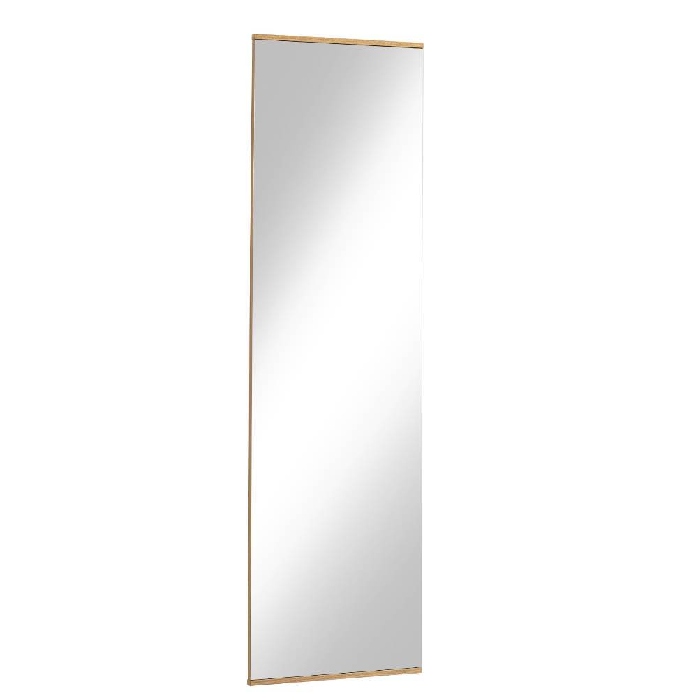 41x140cm Spiegel mit Balkeneiche Massivholz - Saniela