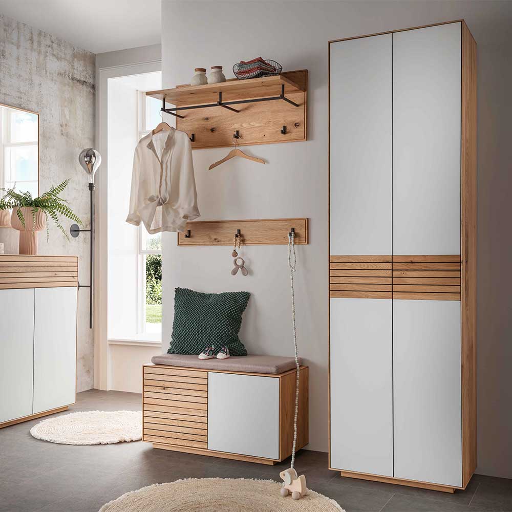 Garderobenschrank aus Asteiche Massivholz - Zonga
