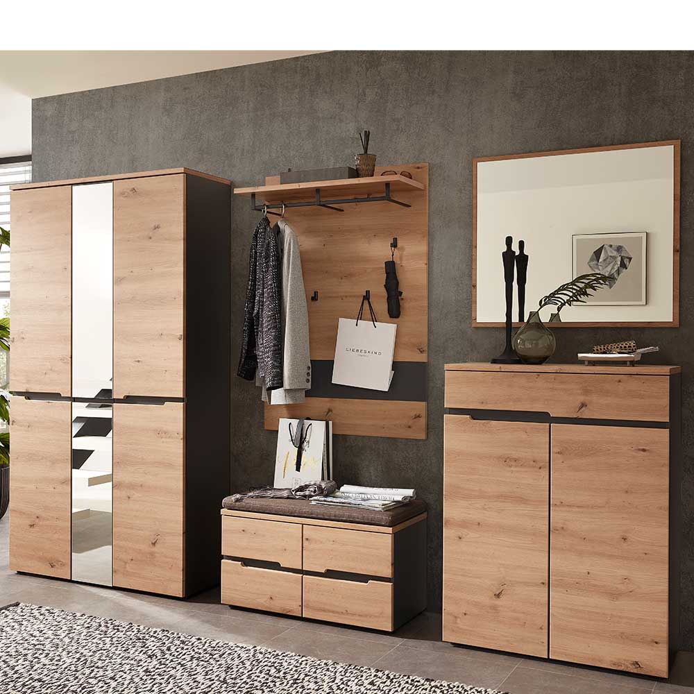265 cm breites Flurmöbel Komplettset - Kuetra (fünfteilig)