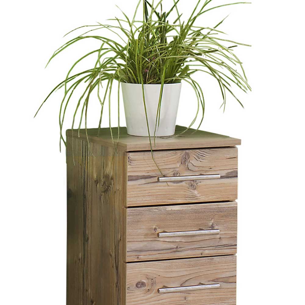 31x89 cm Bad Schrank in Touchwood Fichte - Dilvonda