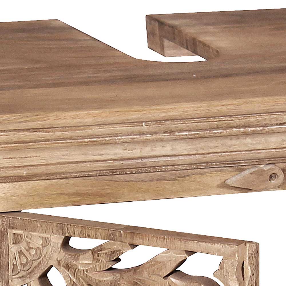Romantische Badmöbel aus Holz - Runiasa (fünfteilig)