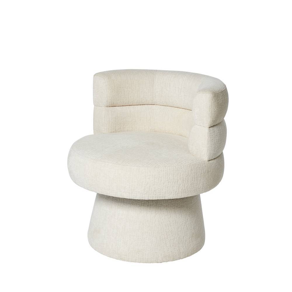 Polstersessel in Offwhite Boucle - Zuzi