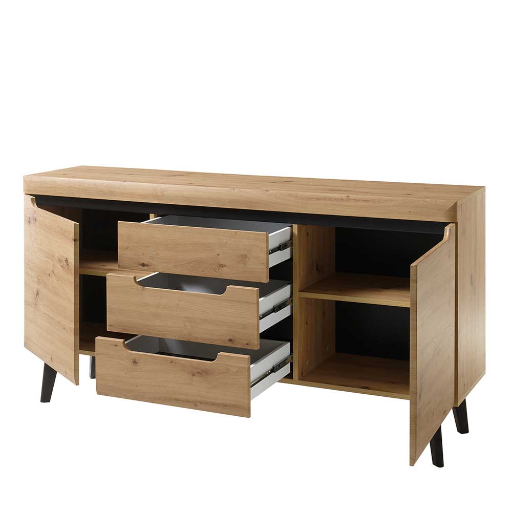 160x83x40 Sideboard im Skandi Chic modern - Olcian
