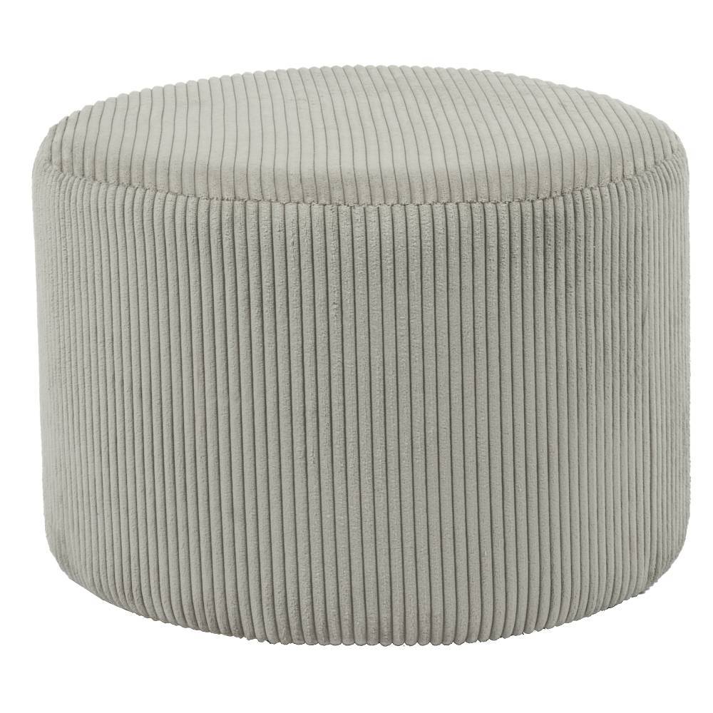 Skandi Hocker in Hellgrau Cord - Nutures